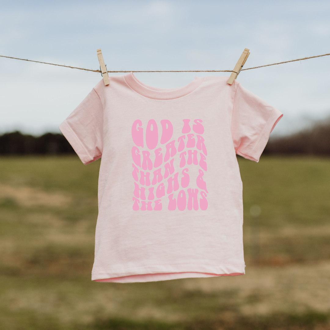 God Is Greater Than The Highs & Lows Tee (Kids) )